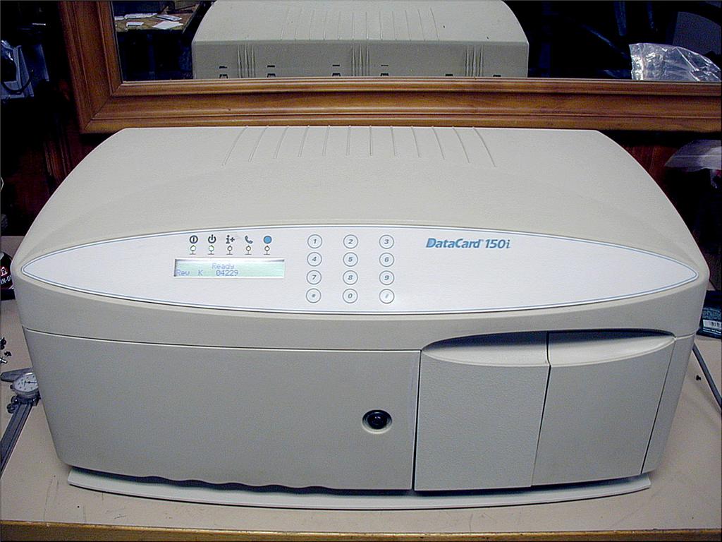 GUARANTEED BEST WORKING DATACARD 150i ID CARD EMBOSSER ON EBAY eBay