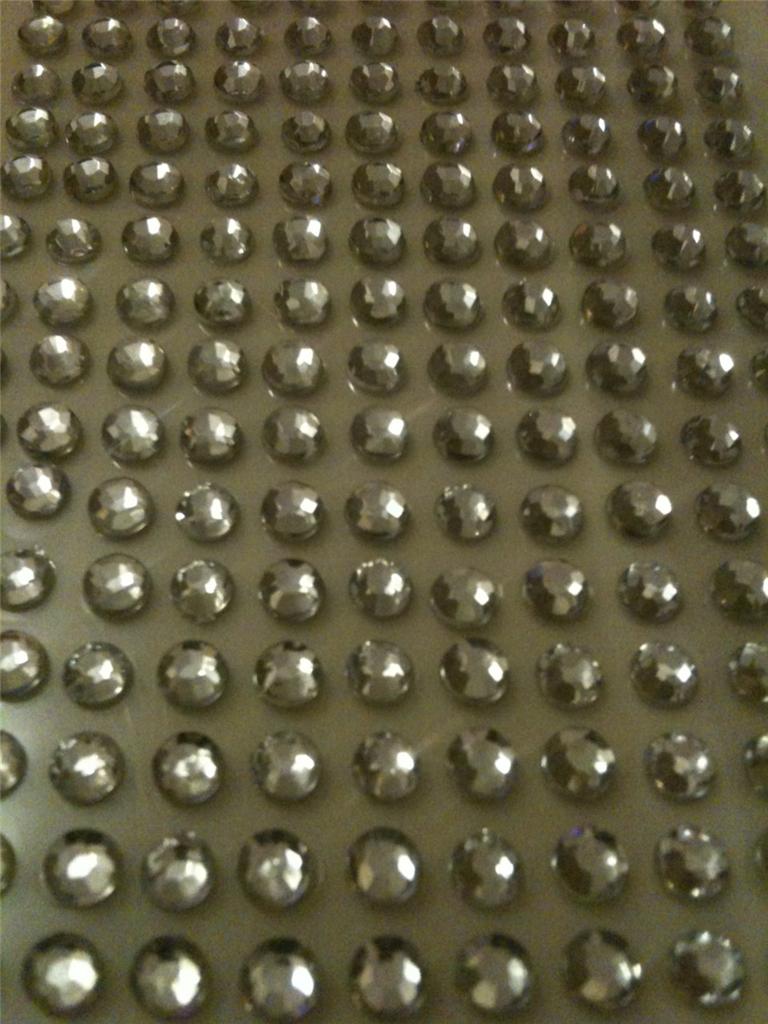 Self Adhesive Diamante x 352 Stick On Gems diamontes sticky rhinestone
