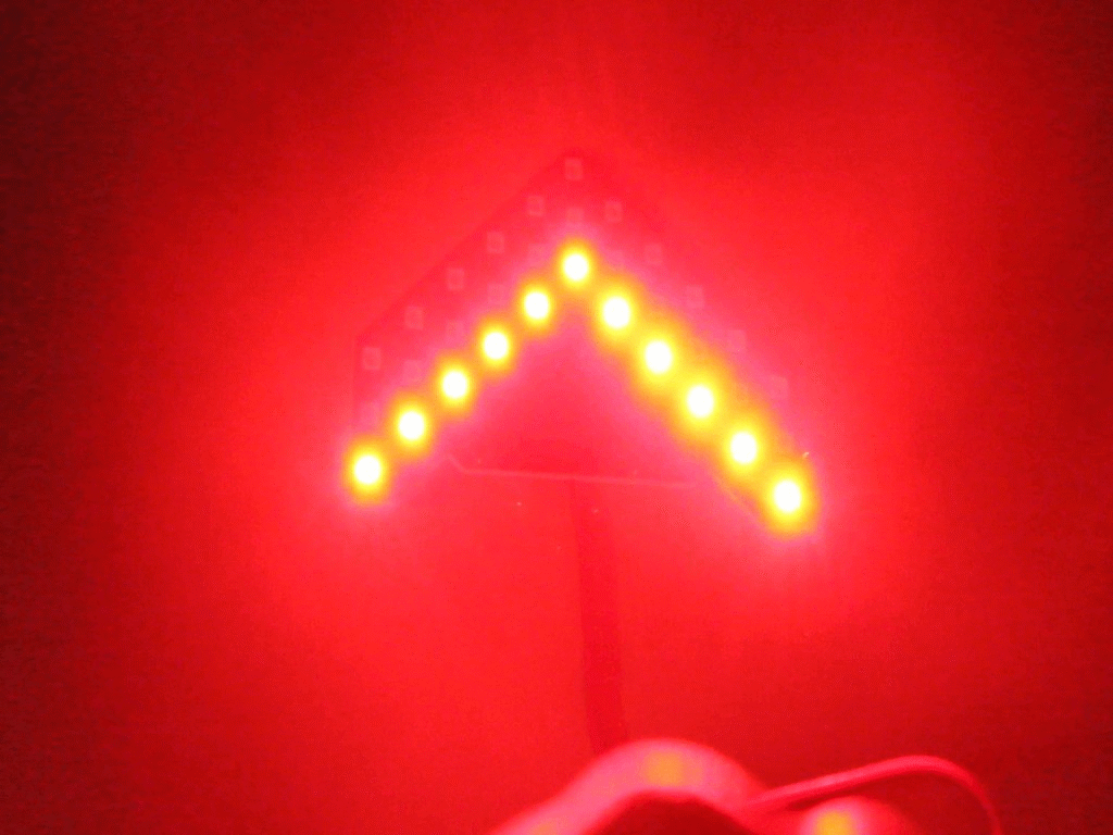 2*Red 33SMD Sequential LED Arrows Light Car Side Mirror For Turn