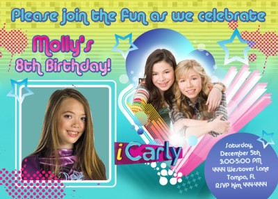 Wizards of Waverly Place, ICarly Birthday Invitations | eBay