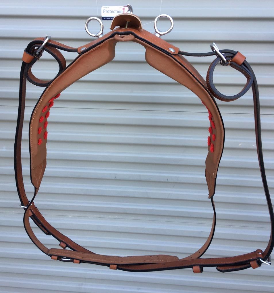 NEW LEATHER DELUXE LONDON HORSE HARNESS SET(FULL SIZE) eBay