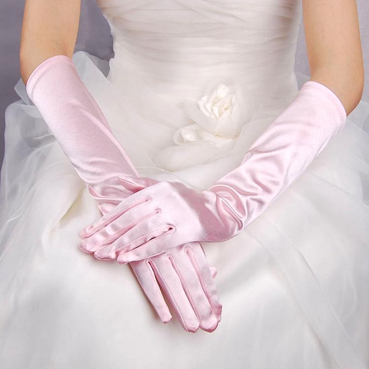 long formal evening gloves
