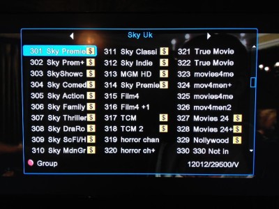 Skybox F3 / M3 / F5 Firmware New UK Channel list all channels working