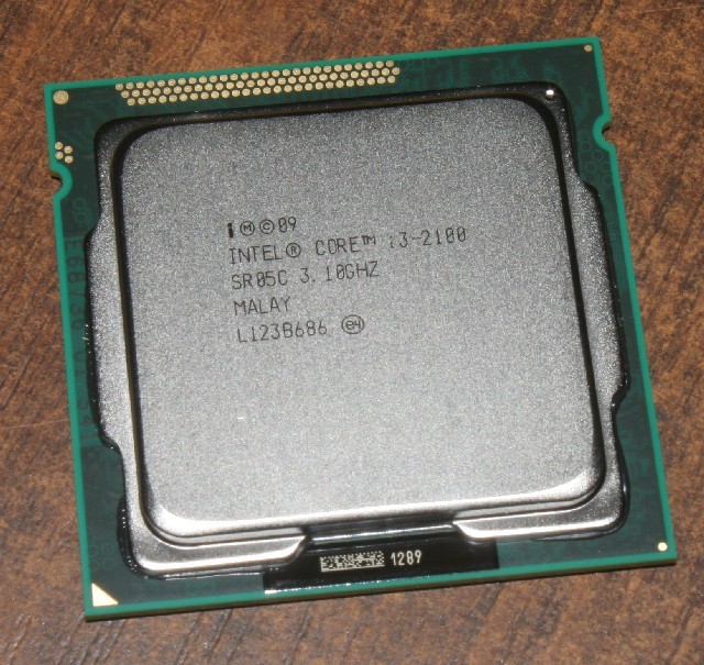 Intel Core i3 2100 Dual Core 3.10GHz CPU