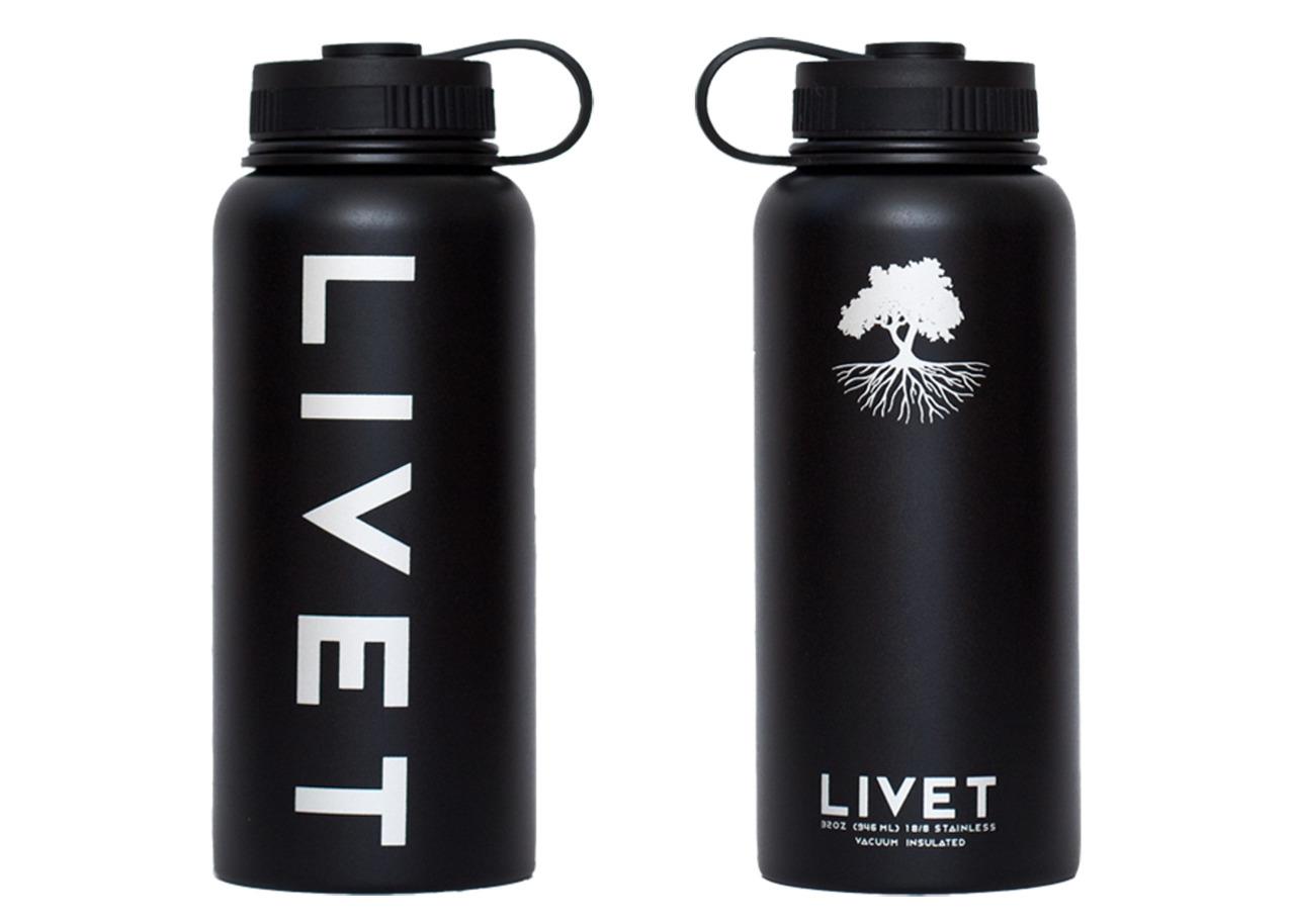 Stainless Steel Powder Coated BPA Free Water Bottle by Livet 32 oz eBay