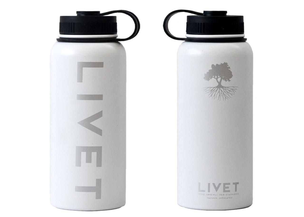 Stainless Steel Powder Coated BPA Free Water Bottle by Livet 32 oz eBay