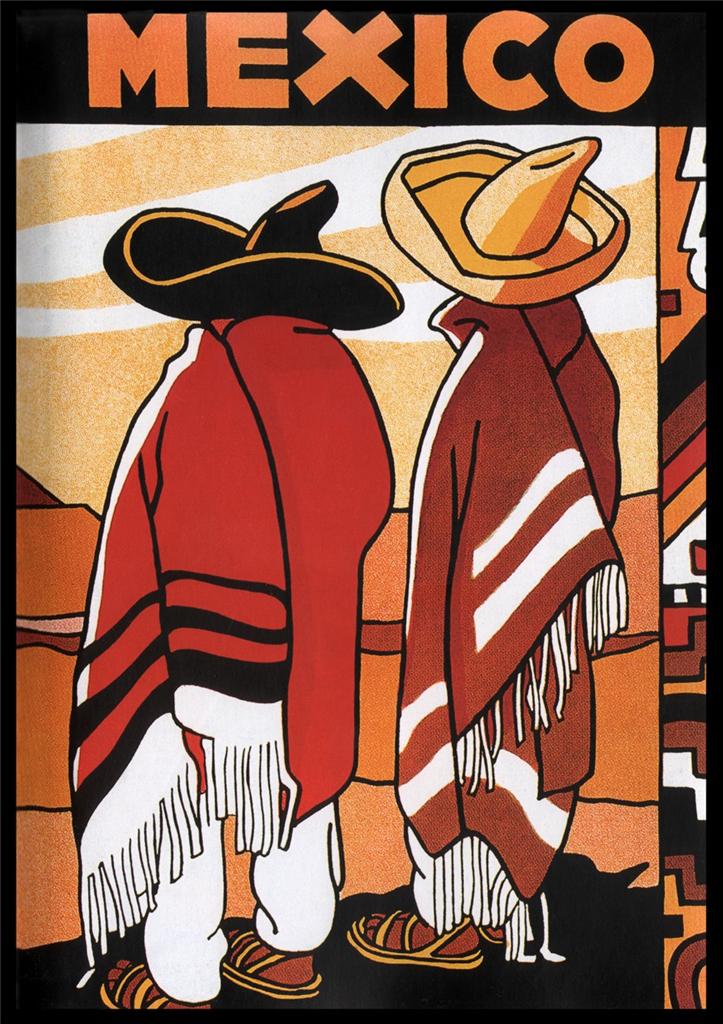 MEXICO - Vintage Travel Poster - 1932 - United States - SG144