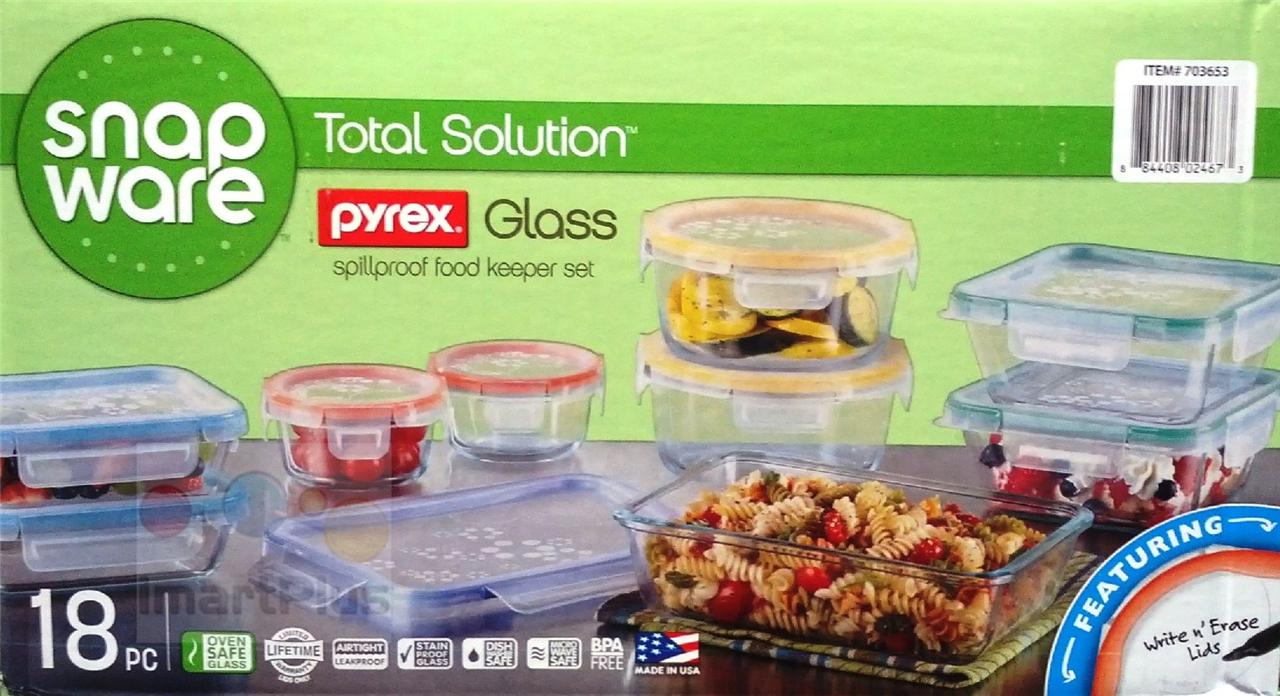 snapware 18 piece set