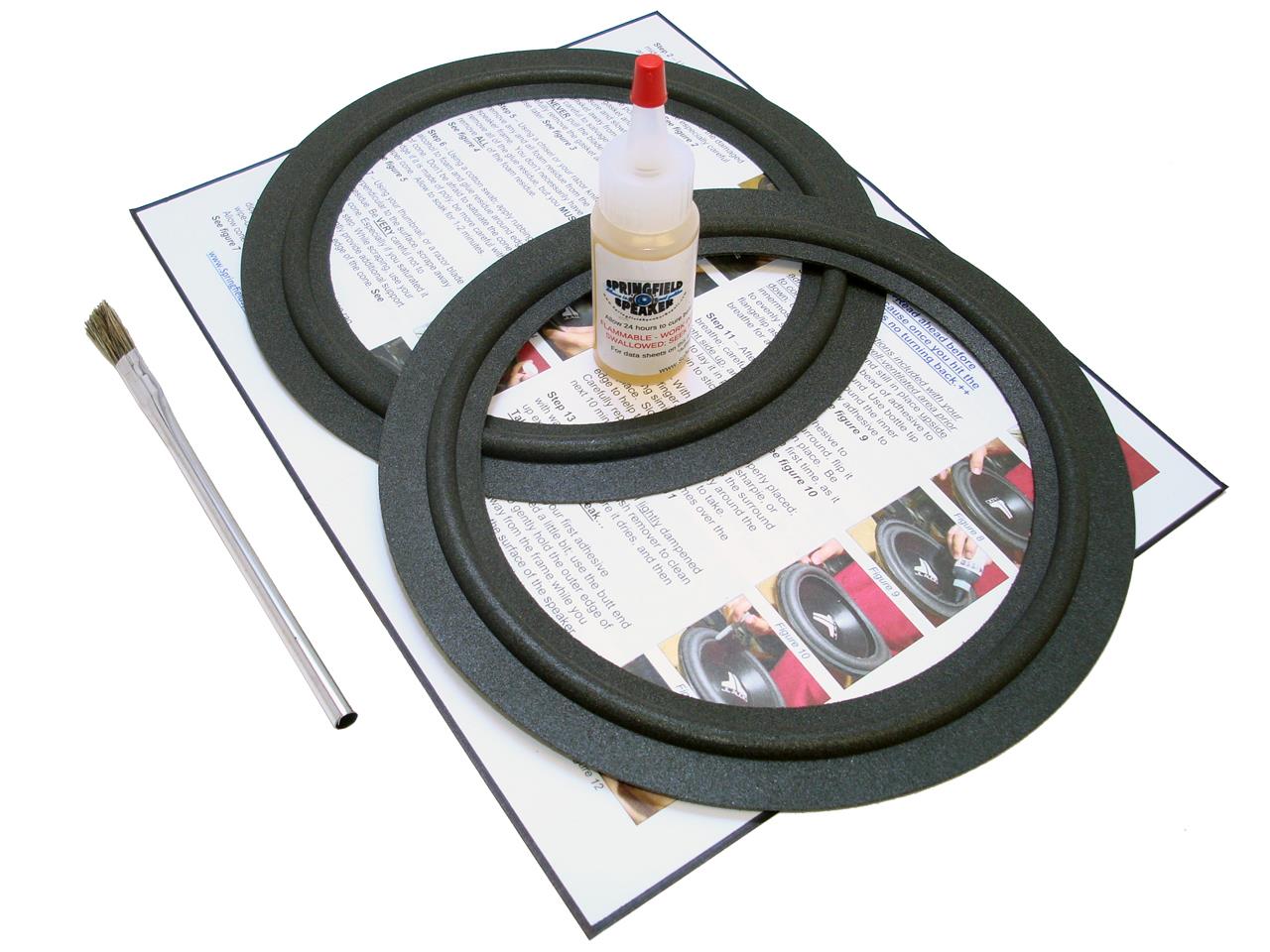 JBL 8" J900MV (WOOFER) Speaker Foam Repair Kit TLX151, TLX271 2 Pack