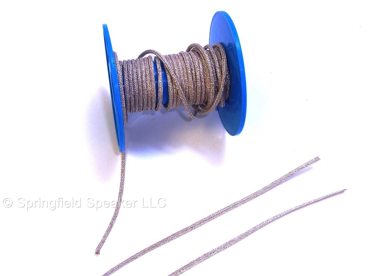 FLAT Braided Speaker Tinsel Lead Wire 2.6mm wide 6" pcs x 2 eBay