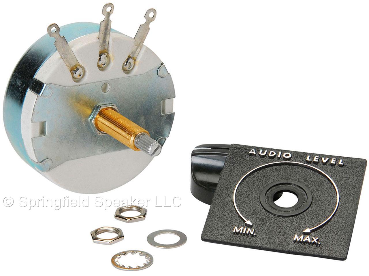 Speaker LPad Volume Attenuator 1" Shaft 100W RMS, 200W Peak, 8 Ohms