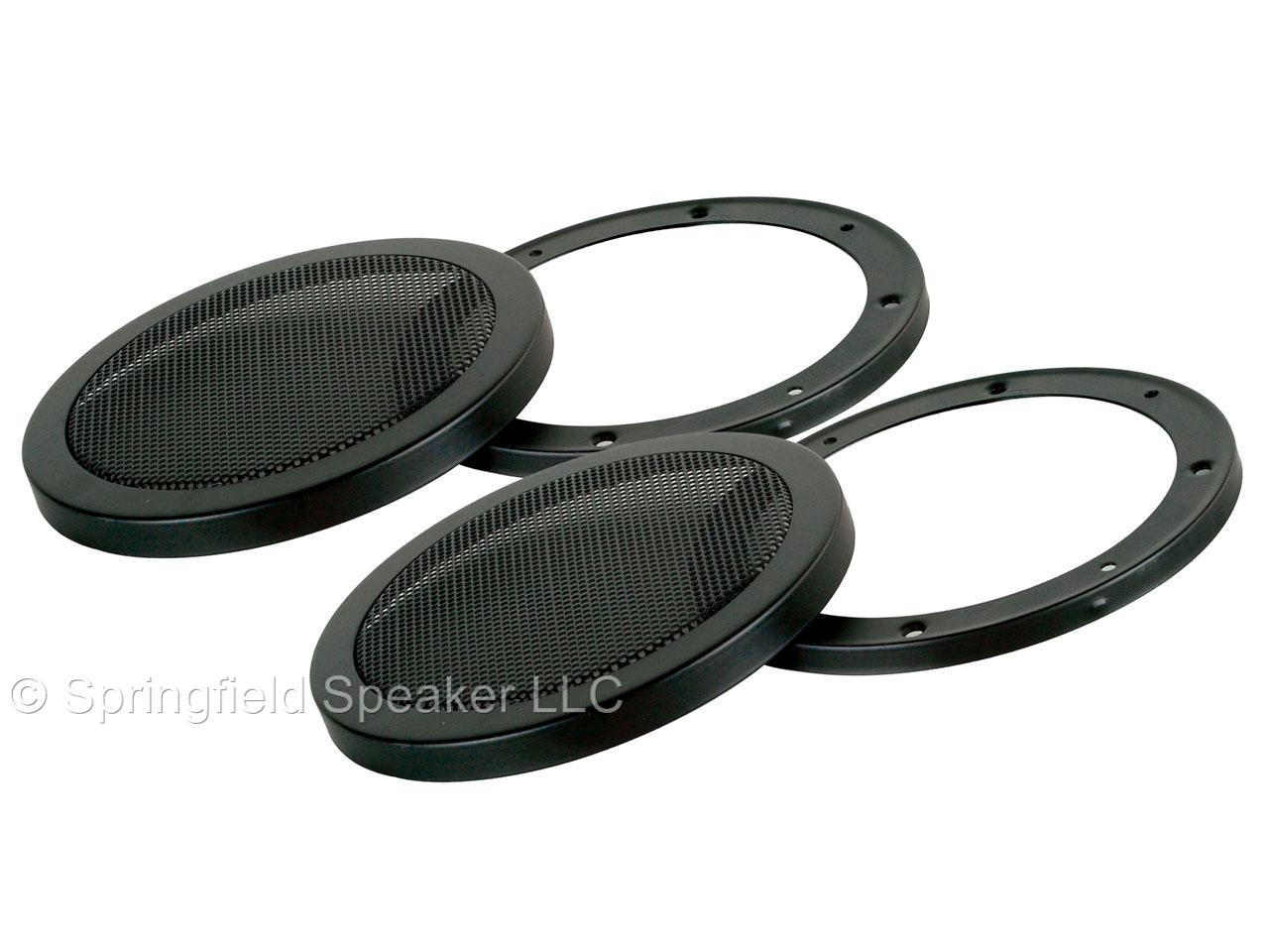 2 Pack of 6" HeavyDuty Subwoofer Speaker Cover Grills Car, Pro or