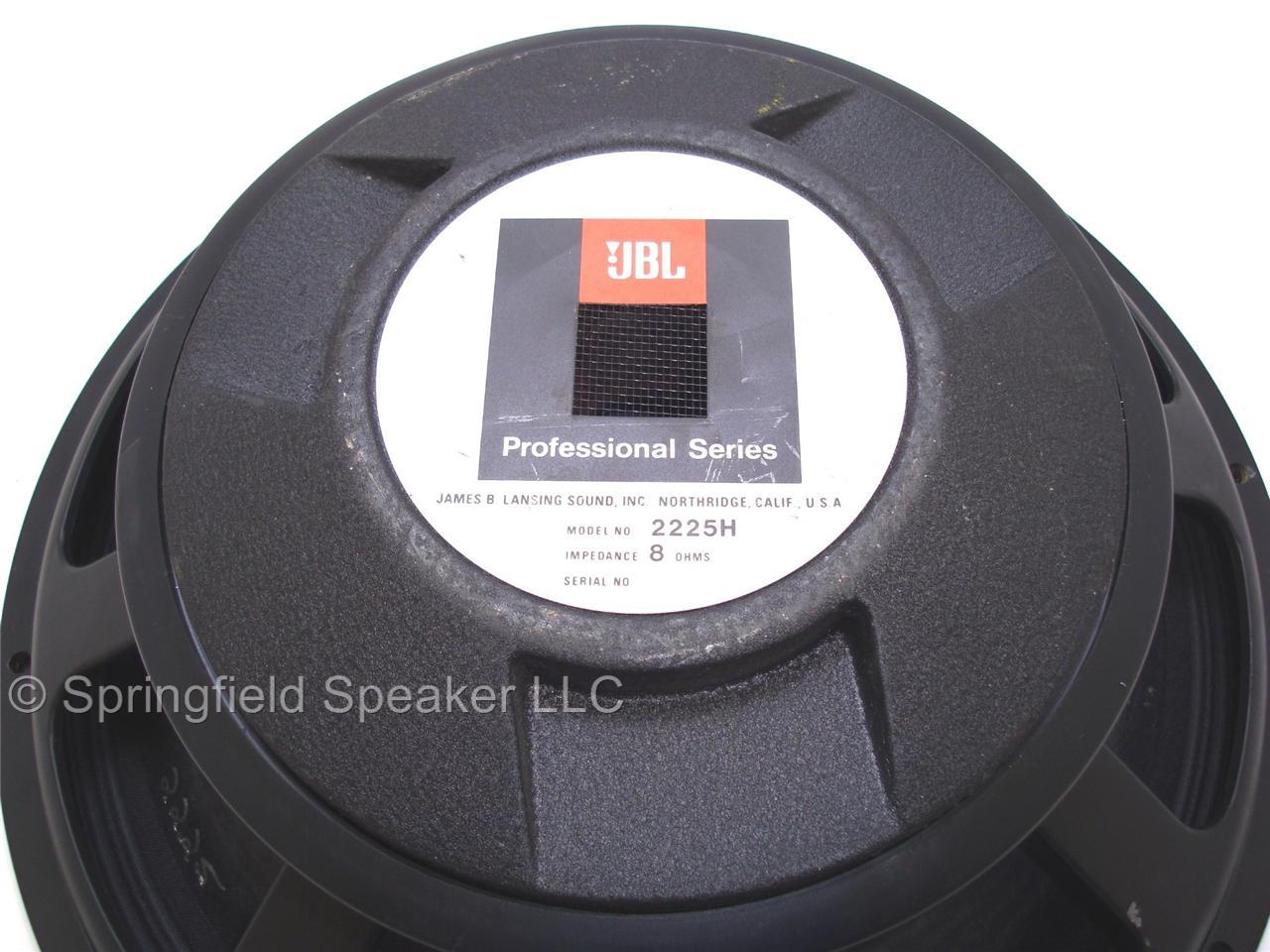 JBL 15" Professional Series 2225H Speaker Reconed 8 Ohm eBay