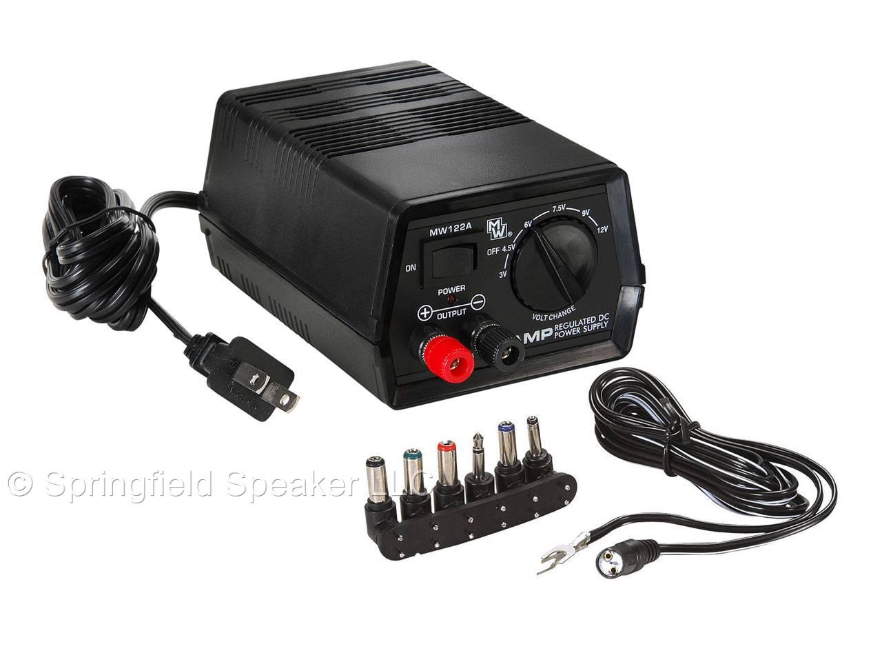 2 Amp DC Power Supply 3V 12V Regulated with Assorted Mini Plug Kit MW122A eBay