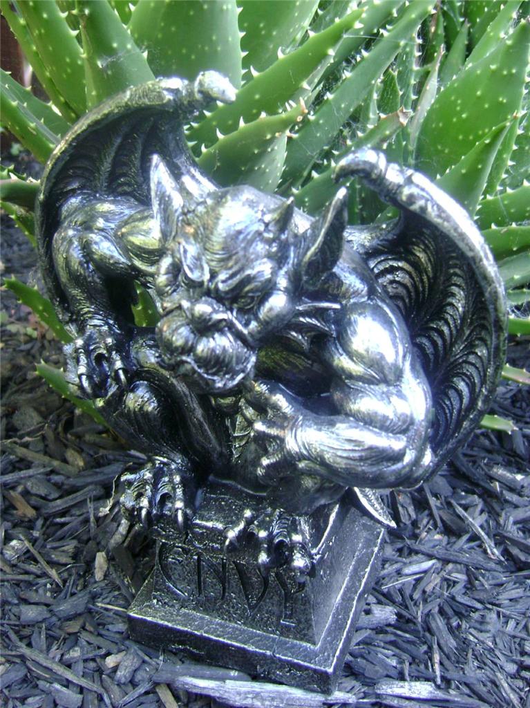 GARGOYLE Deadly Sins Gargoyle figurine Envy Gargoyle Ornament Inside/outside eBay