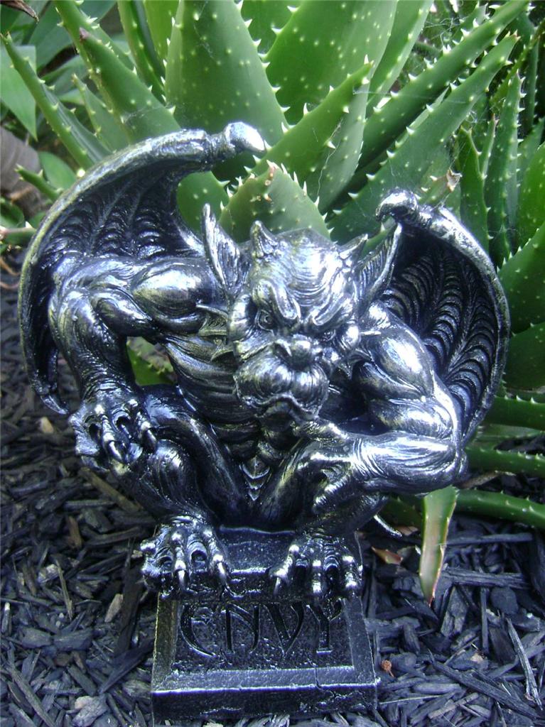 GARGOYLE Deadly Sins Gargoyle figurine Envy Gargoyle Ornament Inside/outside eBay
