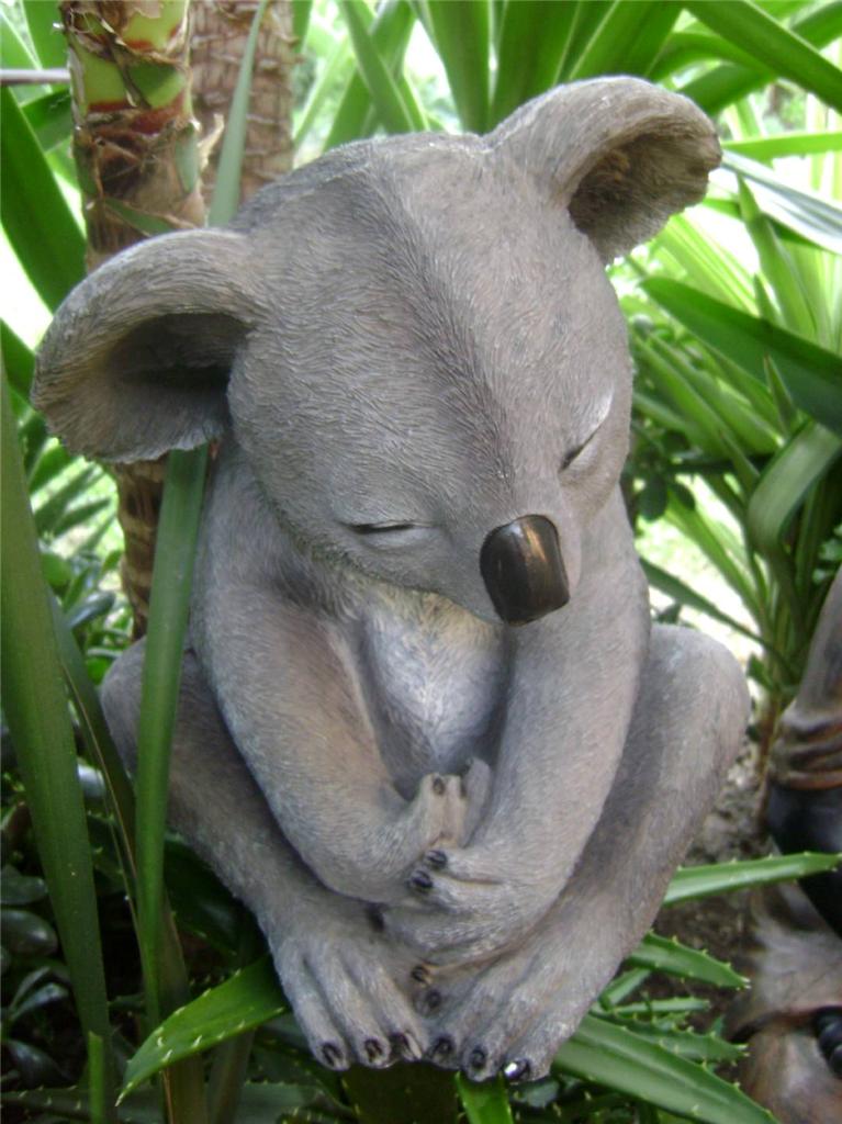 KOALA Realistic garden statue SLEEPING KOALA GARDEN ORNAMENT Australian