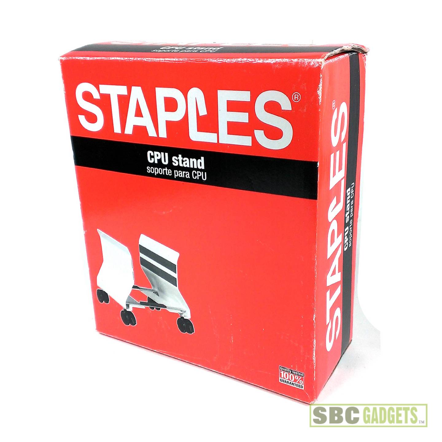 Staples Steel Computer Desktop Case CPU Stand *NEW IN BOX* eBay