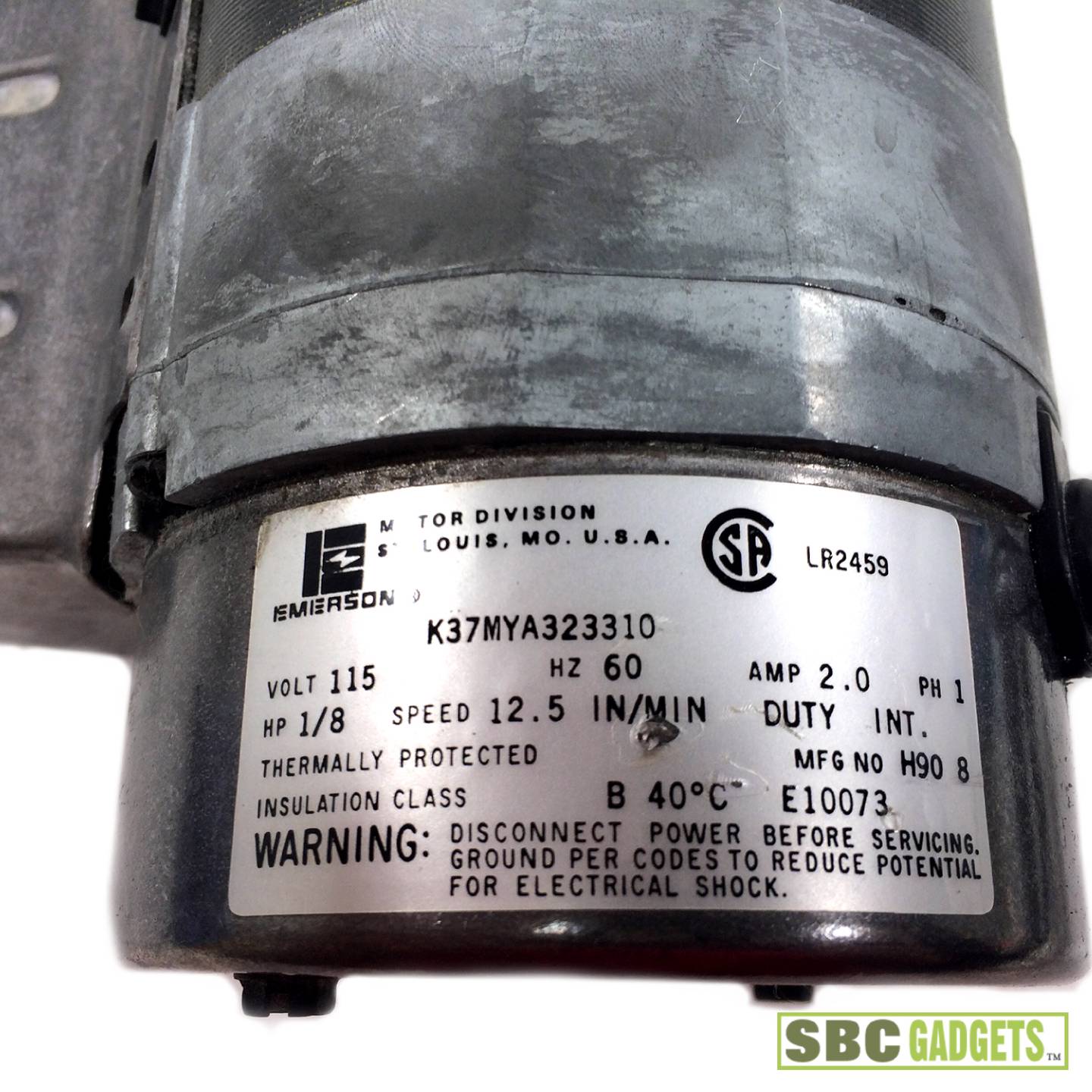 Emerson Adjustable Bed Lift Motor LR2459 Great working condition TESTED