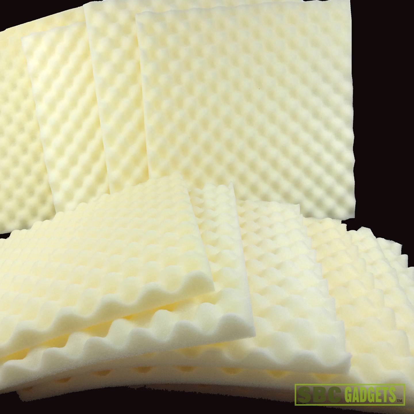 Lot of 10 Egg Crate Packing Foam 18"x18"x1.25" New Condition Storage