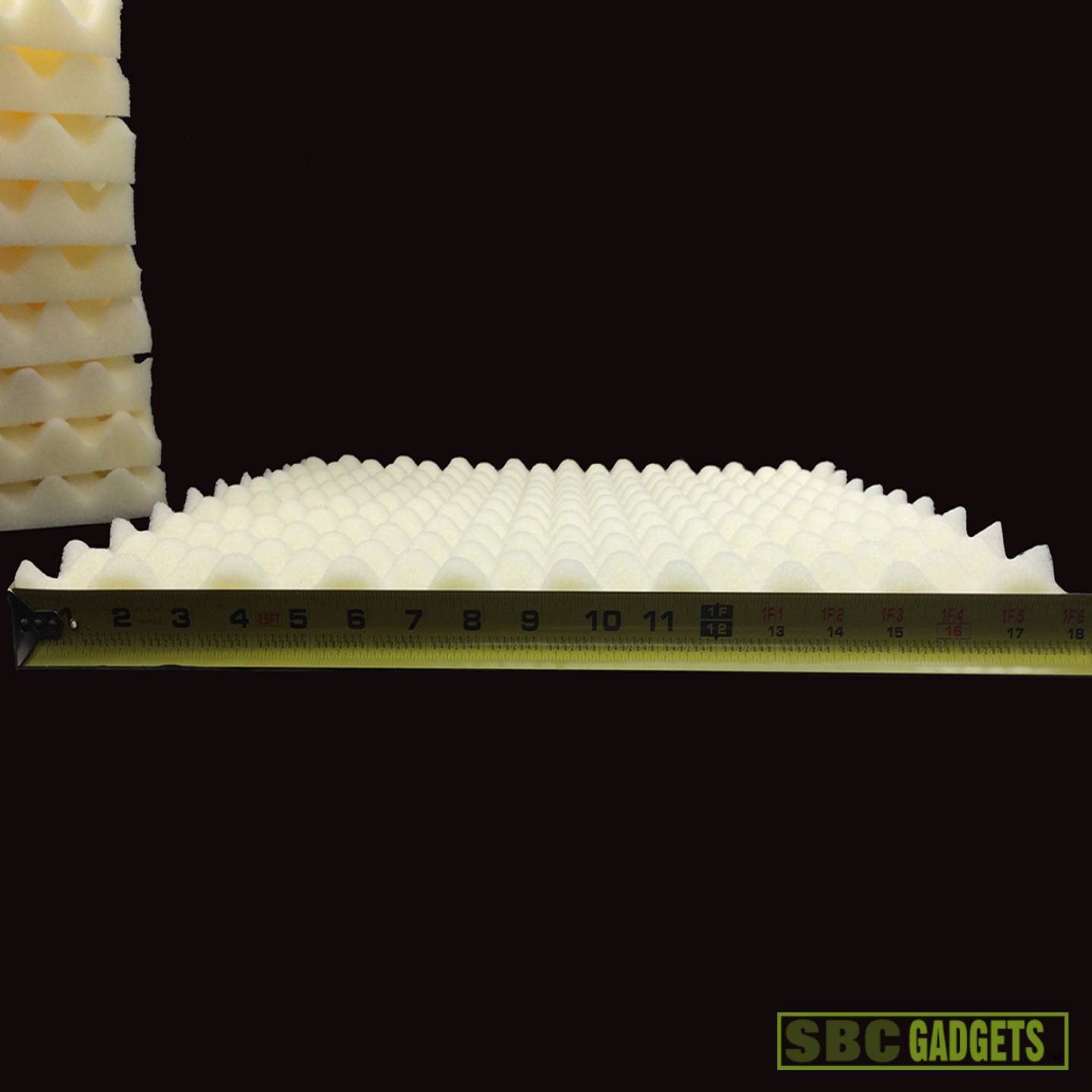 Lot of 10 Egg Crate Packing Foam 18"x18"x1.25" New Condition Storage