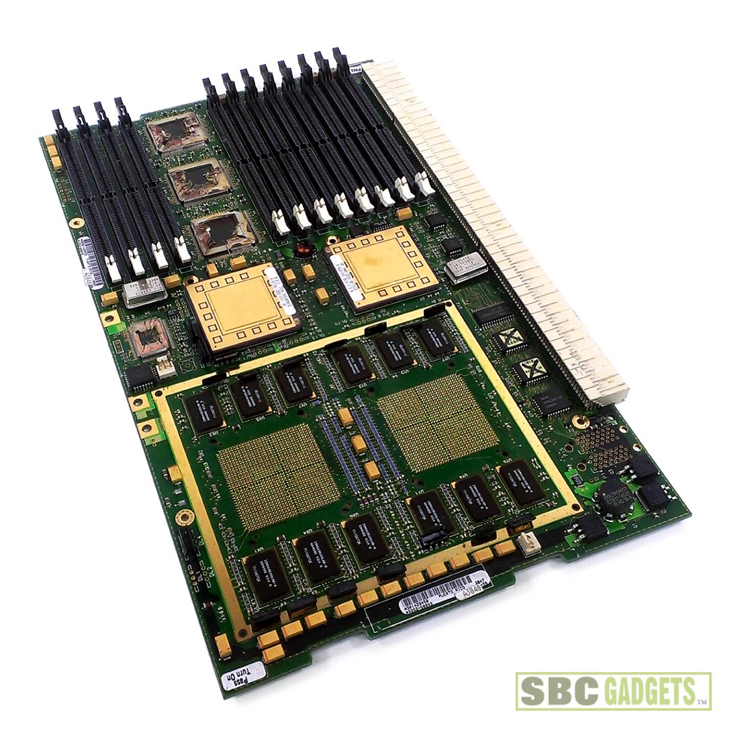 Vintage Scrap Computer Board with Gold Ceramic CPU for GOLD RECOVERY eBay