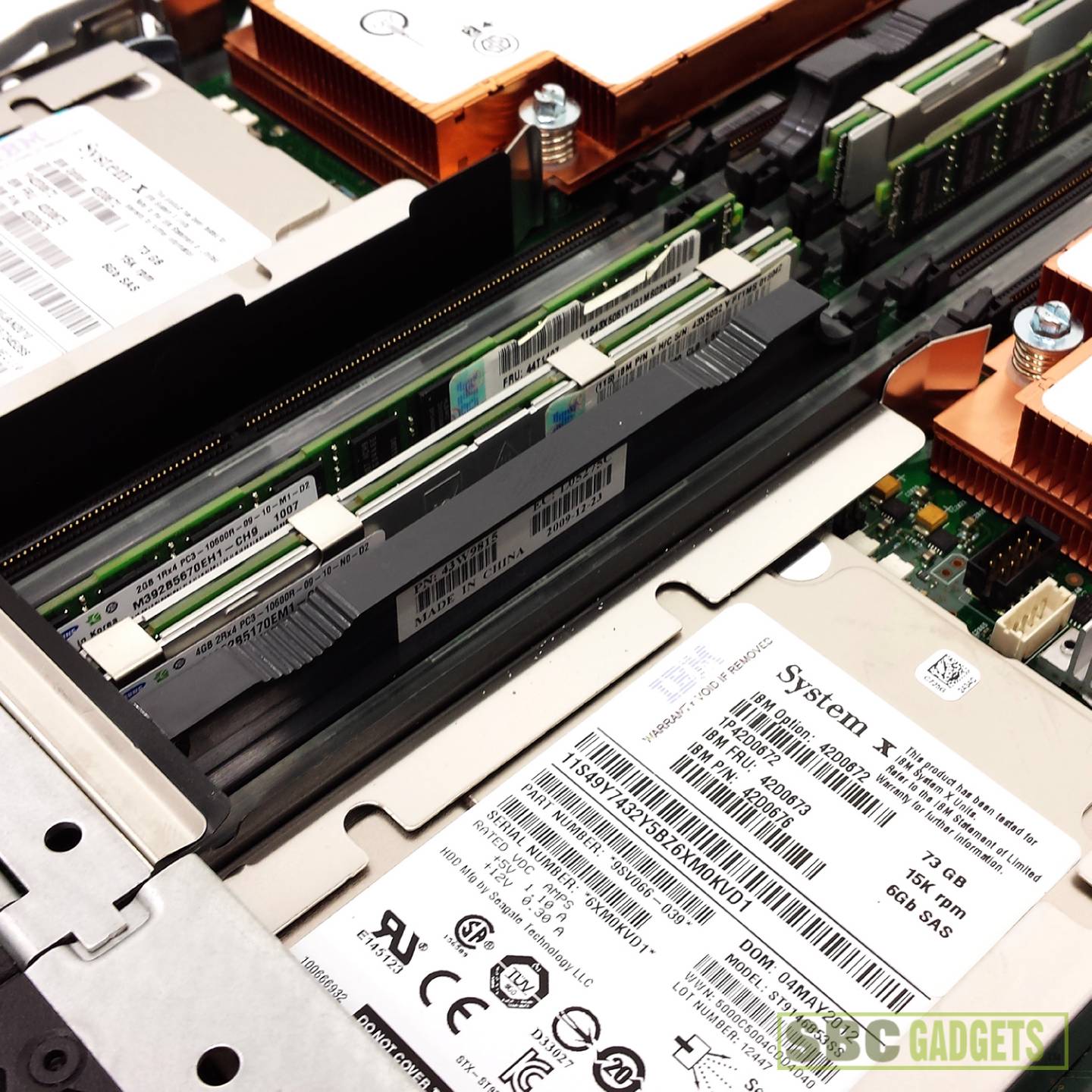 IBM BladeCenter HS22 7870-AC1 Server 2x Quad-Core @ 2.4GHz, 12GB RAM ...