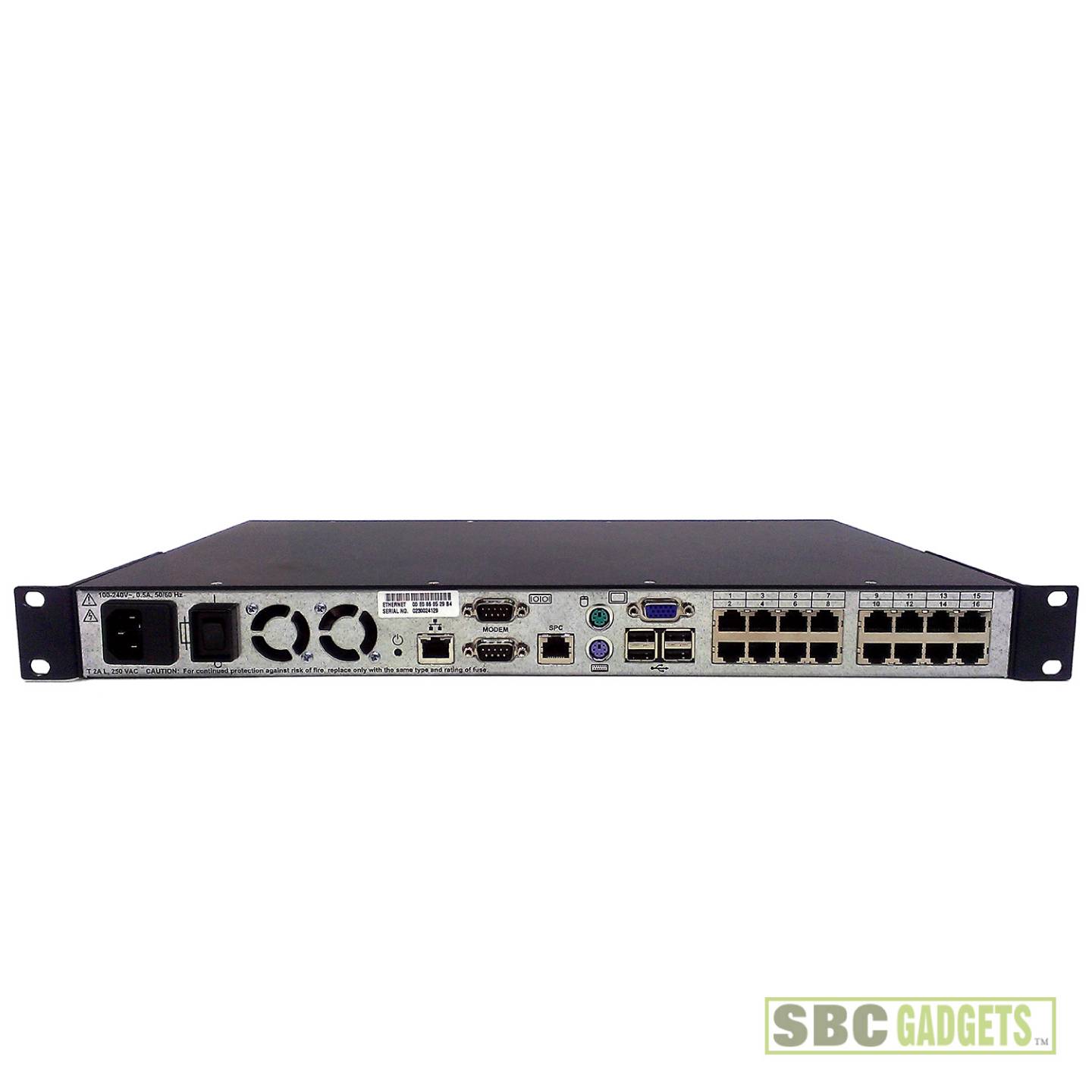 Avocent DSR2020 16Port KVMoverIP Switch (520364) w/ Rack Ears eBay