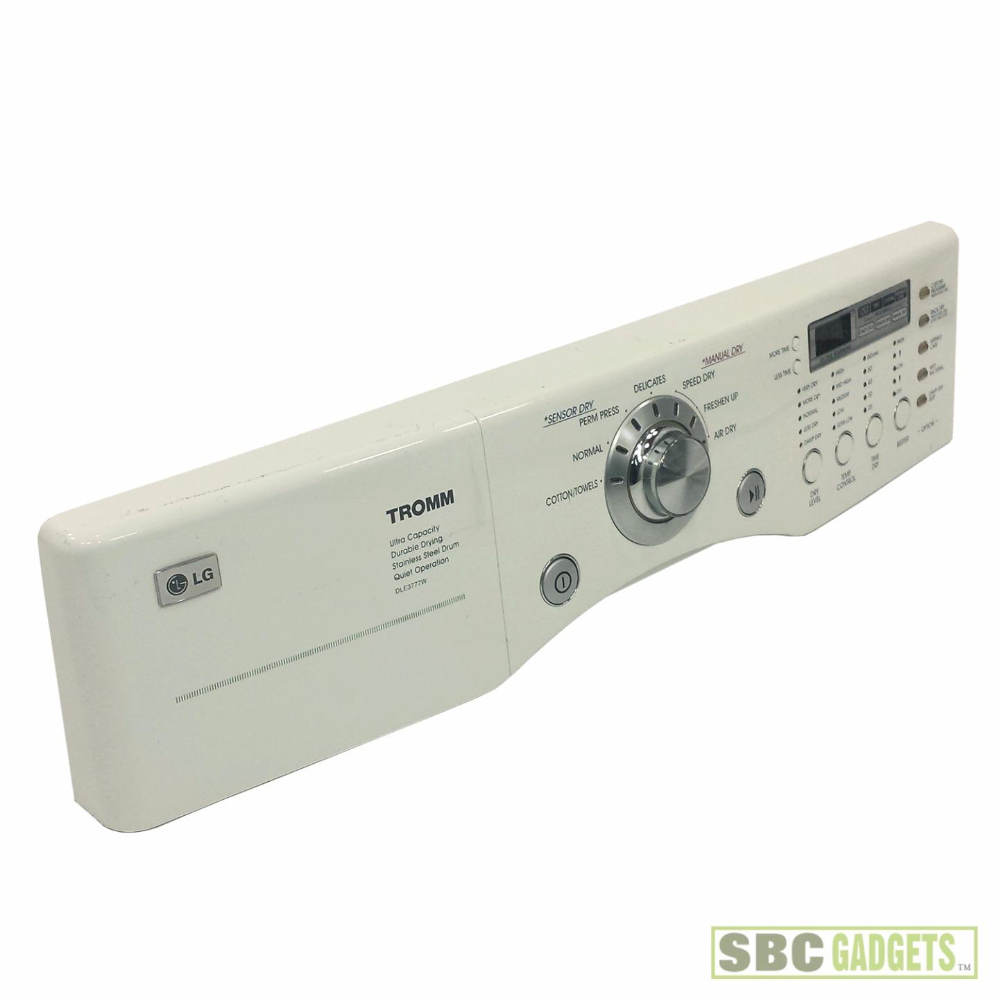 LG Tromm Dryer DLE3777W Control Panel + Boards, Assembly 3721EL0004C eBay