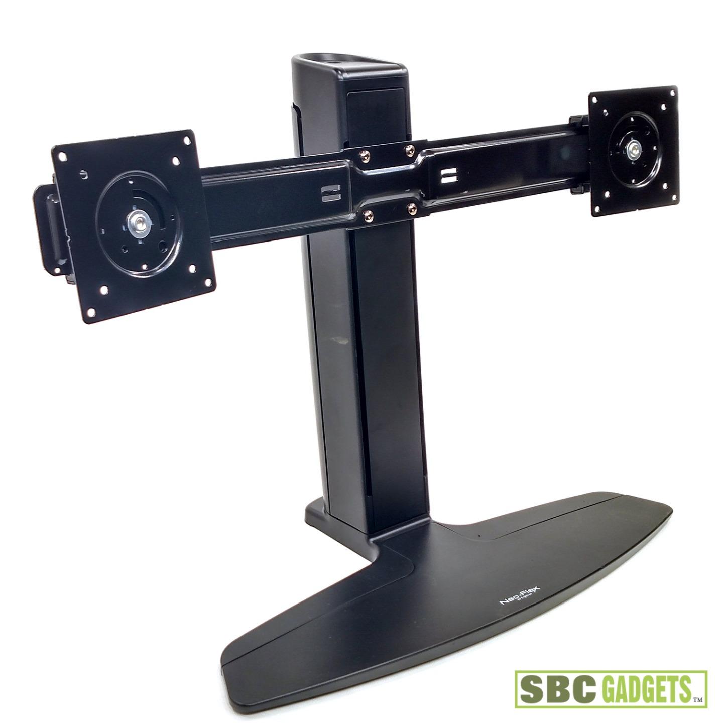 Ergotron NeoFlex Dual LCD Monitor Lift Stand Good Condition, Fast