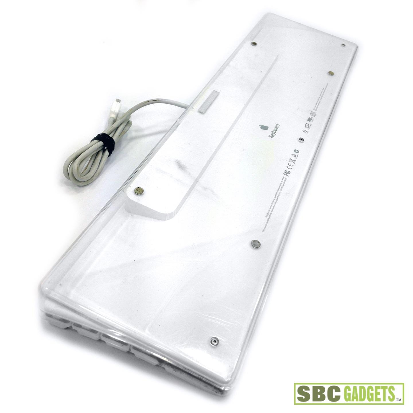 Genuine Apple Mac Pro A1048 White USB 109 Key Keyboard with 2 x USB Ports