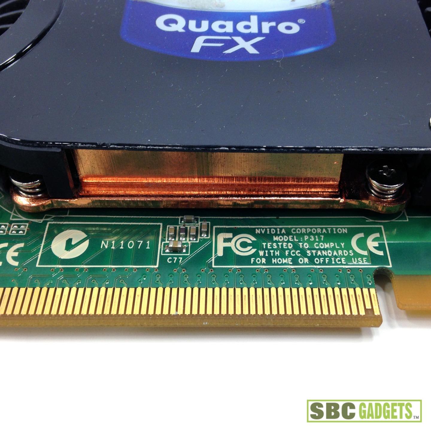 HP nVidia Quadro FX 3450 (P317) PCIE 256MB Video Card (P/N PY640AA)