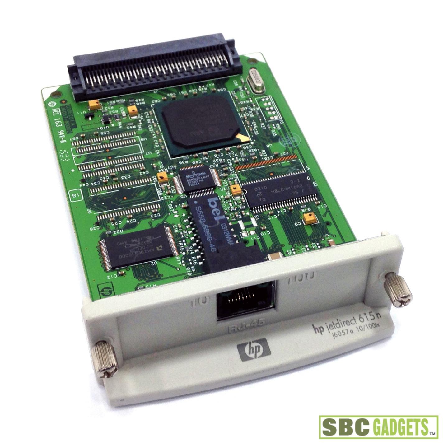 HP JetDirect 615n EIO 10/100TX Print Server Card (J6057A) eBay