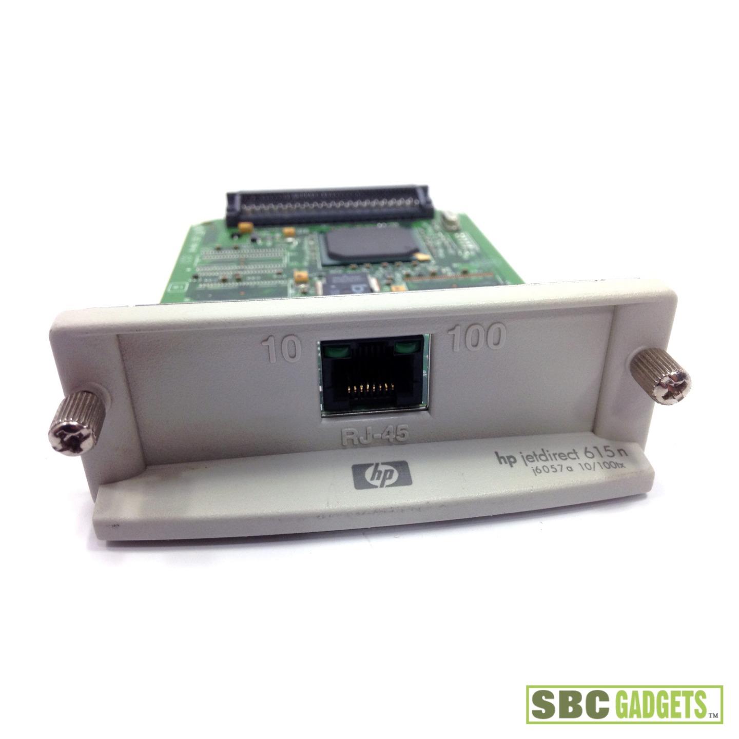 HP JetDirect 615n EIO 10/100TX Print Server Card (J6057A) eBay