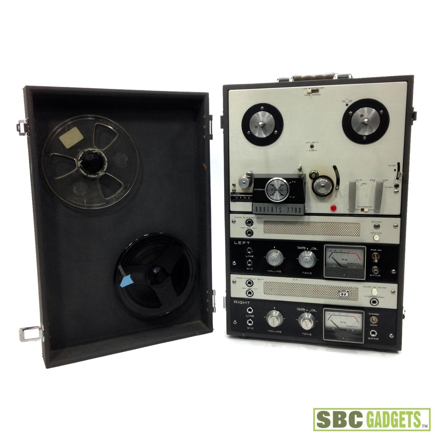 [Vintage] Roberts ThreeSpeed Reel to Reel Tape Recorder (Model 770X