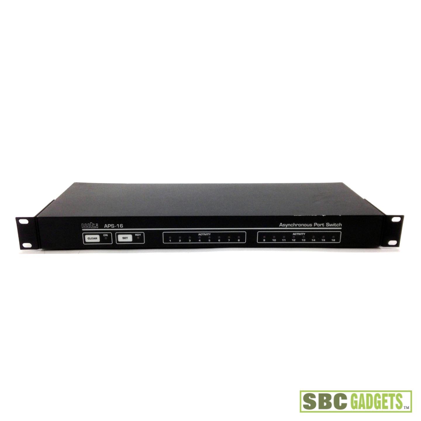 WTI Intelligent Serial Port Management Switch (Model APS16) eBay