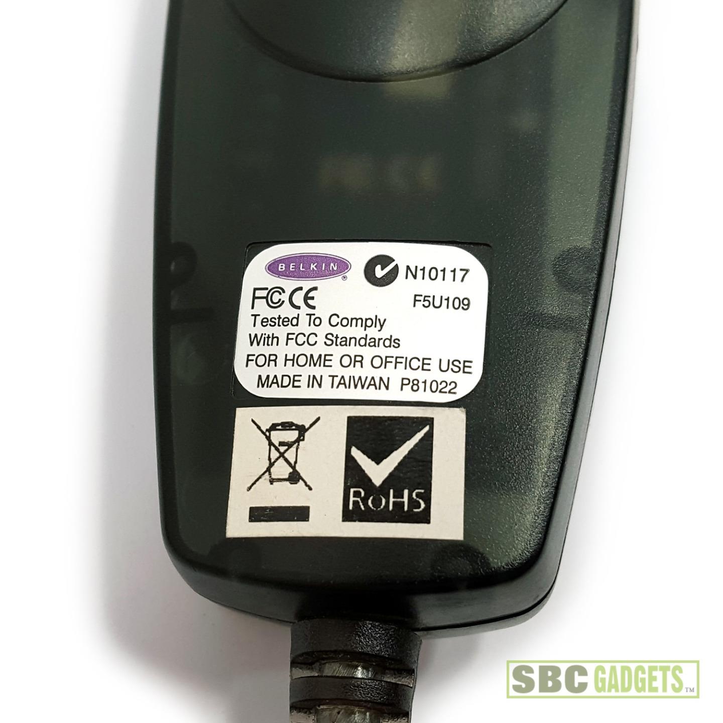 BELKIN F5U109 USB to 9Pin Serial Adapter RS232 eBay