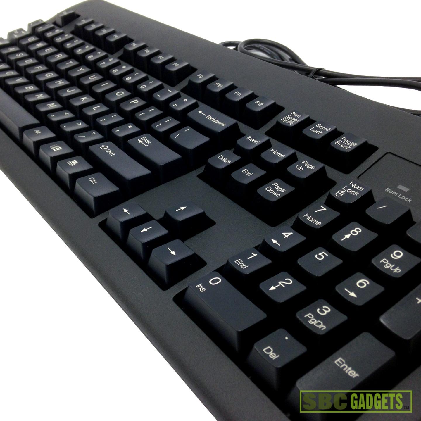*NEW* Wyse Standard 104Key USB Black Keyboard with PS/2 Port (P/N