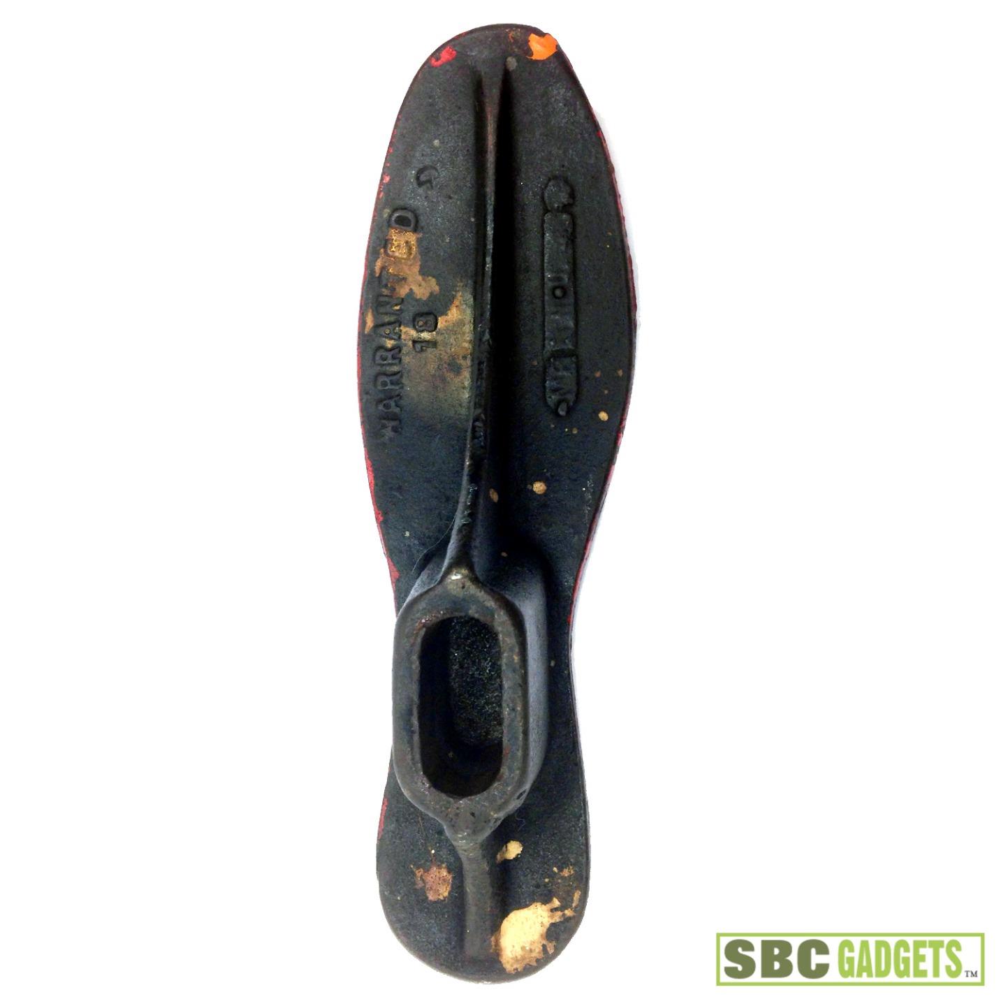 Antique Vintage Cobbler Cast Iron Shoe Repair Stand w/ 2 Forms SHIP