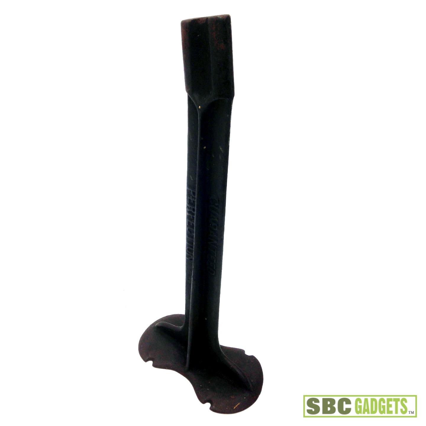 Antique Vintage Cobbler Cast Iron Shoe Repair Stand w/ 2 Forms SHIP