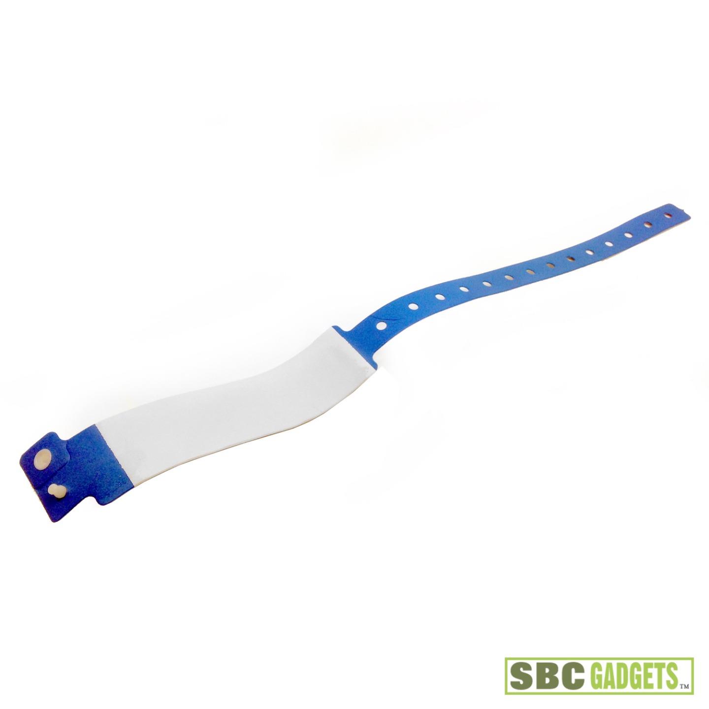 [Sheet of 20] Write On Hospital/Universal Wristband Bracelet Blue eBay