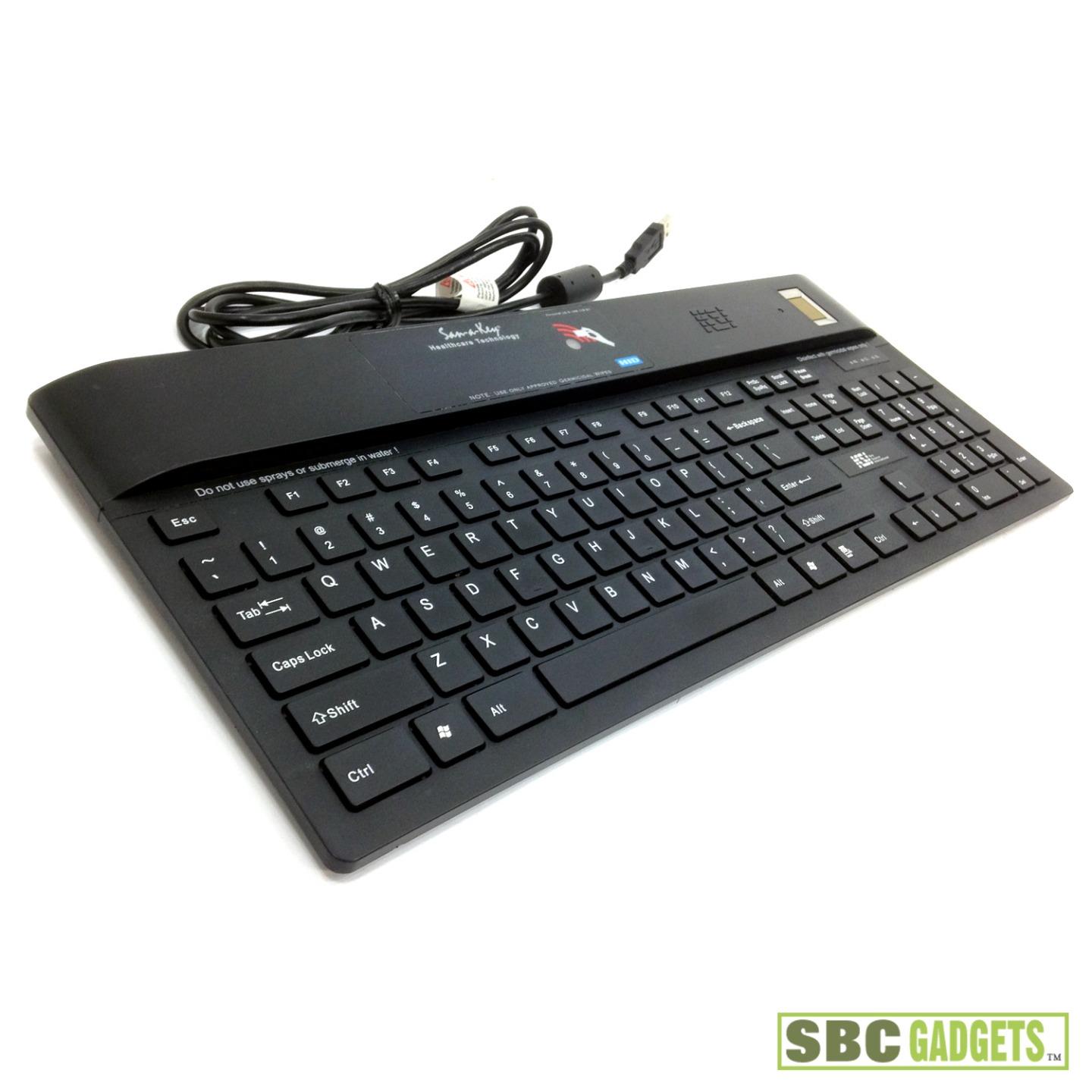 KSI Fingerprint USB Interface Scanner Keyboard Black (P/N KSI1700