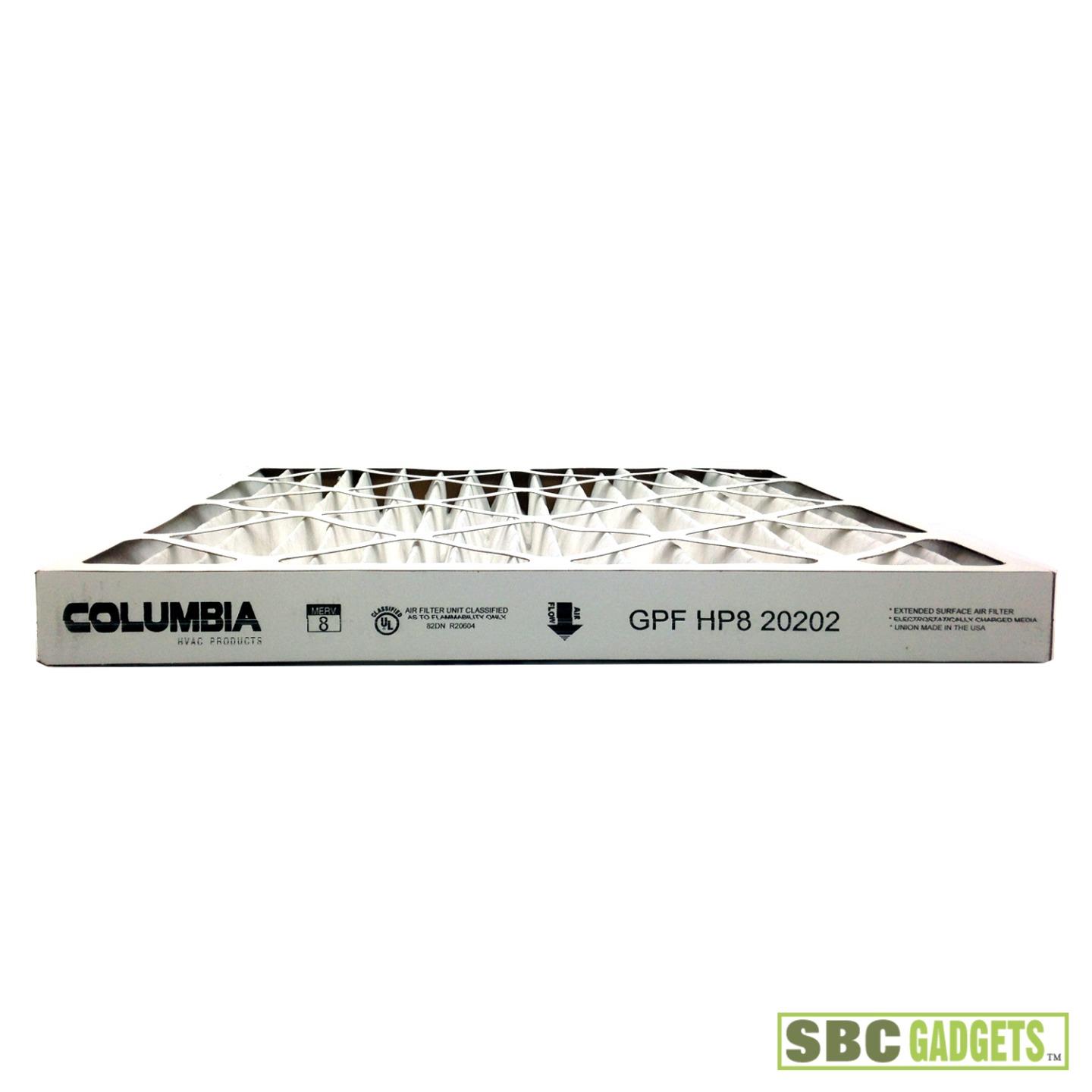 *NEW* Columbia MERV 8 Panel Filter 19.5" x 19.5" x 2" (GPF HP8 20202)