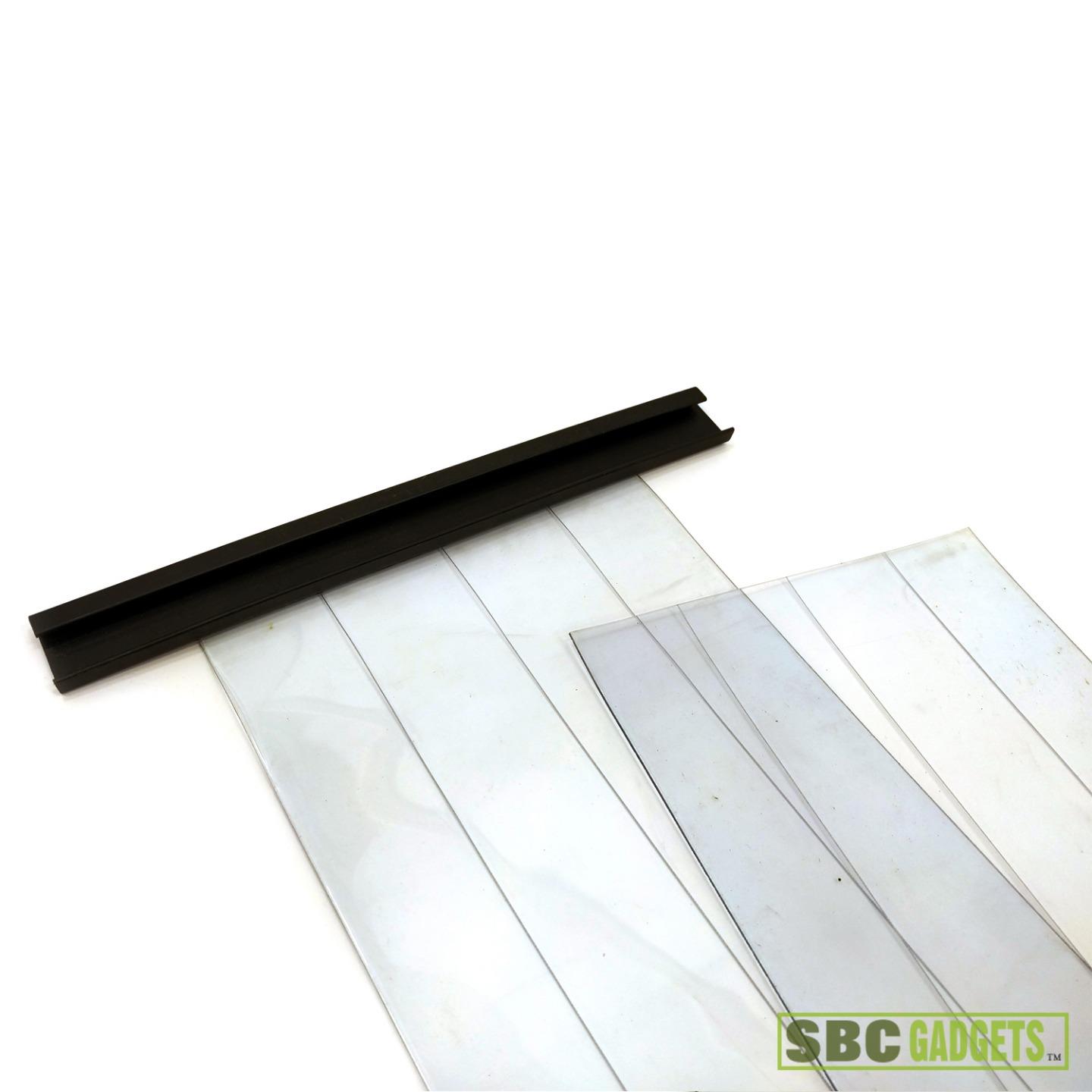 [Single] Vinyl Curtain Door Strip Refrigerator, Freezer, Cooler (68 x