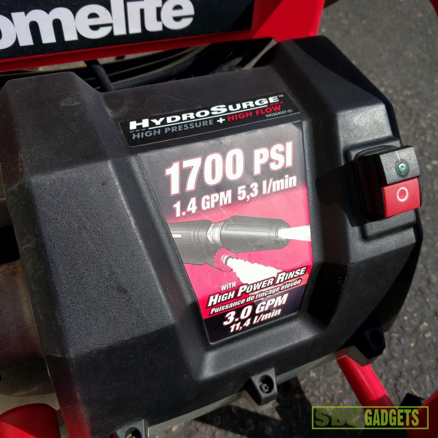 Homelite HydroSurge 1700 Psi Pressure Washer