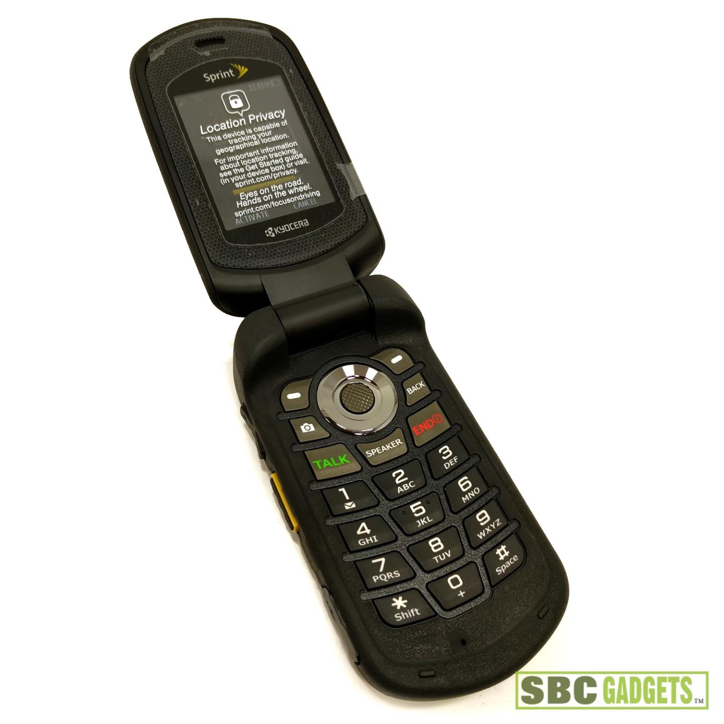 *NEW* Kyocera DuraXT Cell Phone Black, Sprint (P/N E4277)