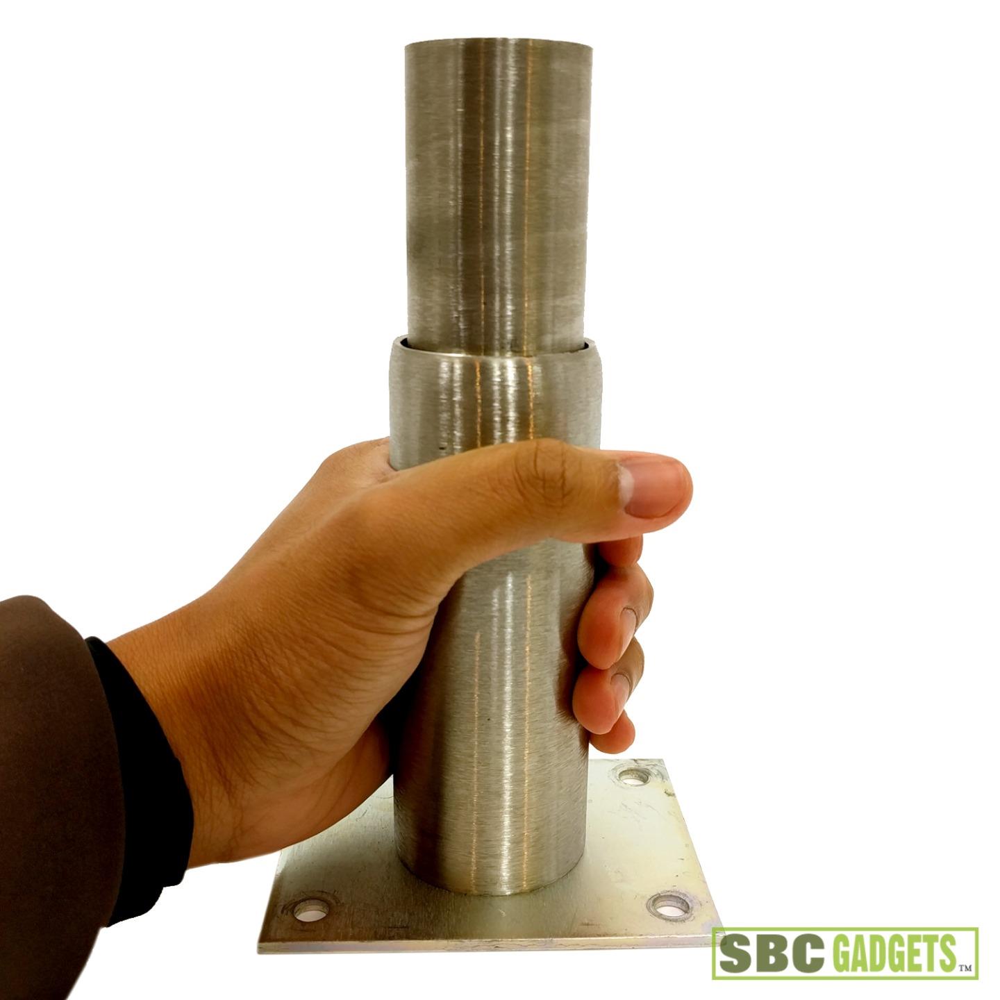 [Set of 4] Stainless Steel Adjustable Leg Leveler, 6"