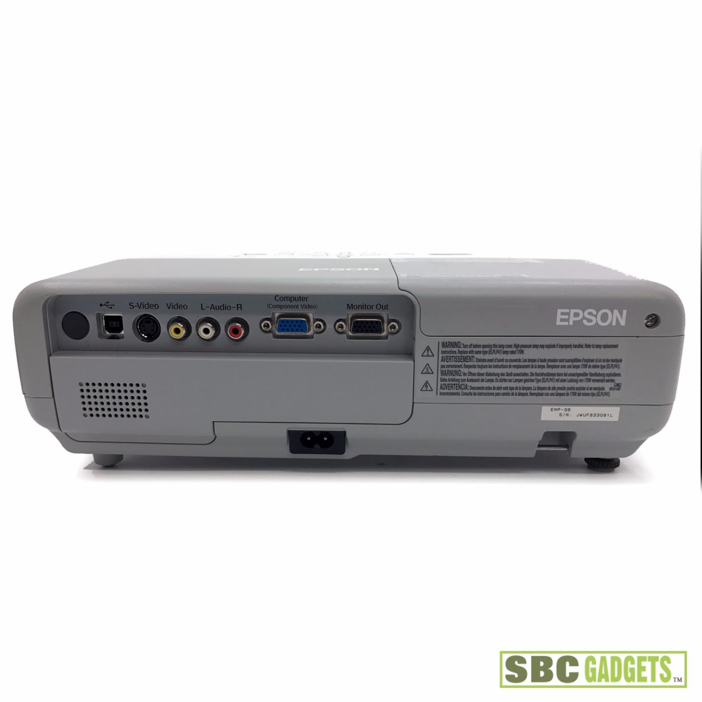 Epson PowerLite S5 Portable Projector 2,000 Lumens, 3 LCD (Model EMP