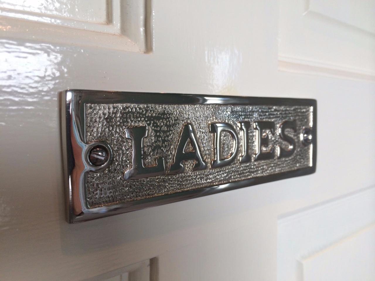 Bathroom Stall Screws gentlemen ladies toilet bathroom door sign plaque screws brass Bathroom Stall Screws gentlemen ladies toilet bathroom door sign plaque screws brass
