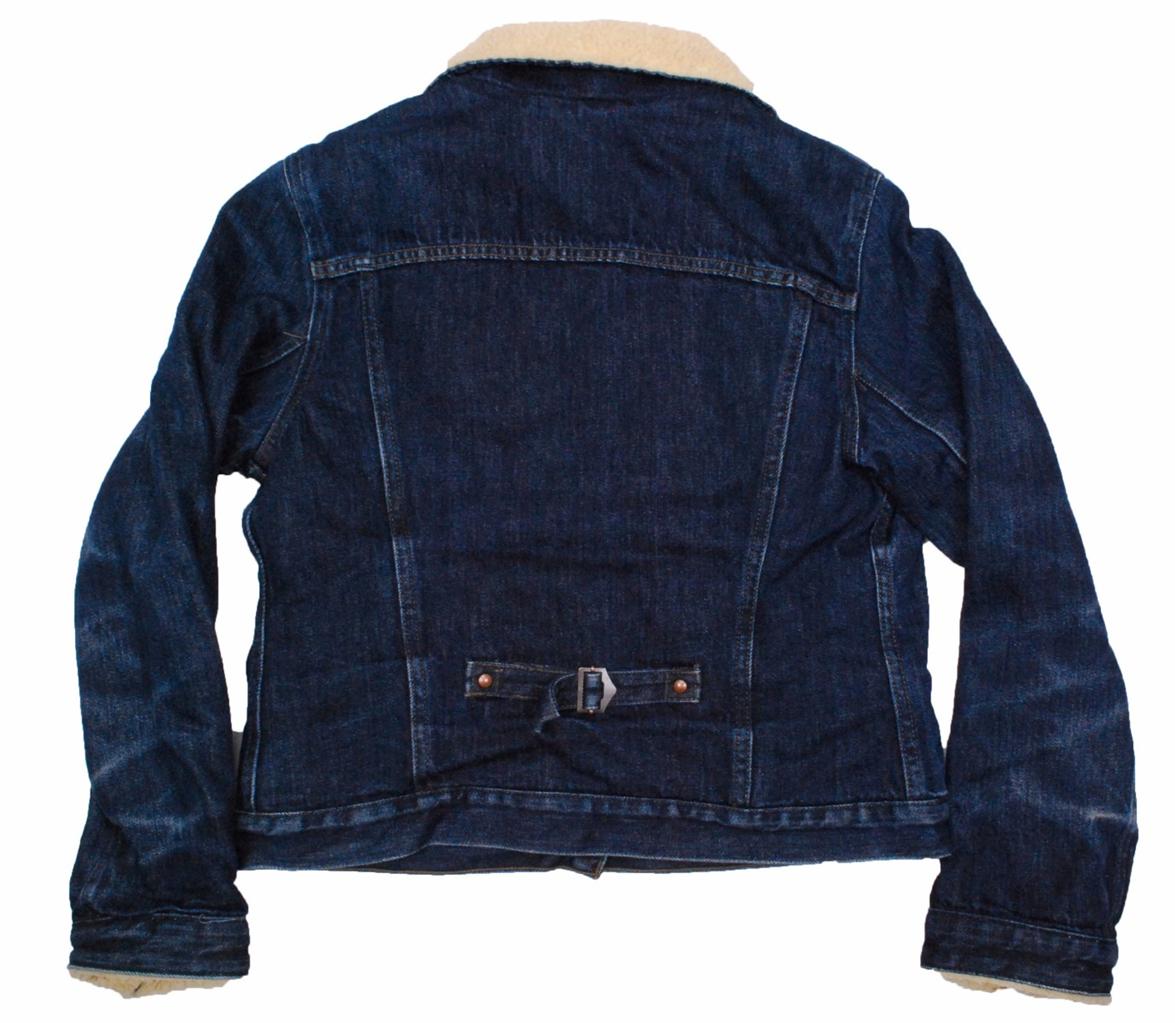 lined denim jacket womens